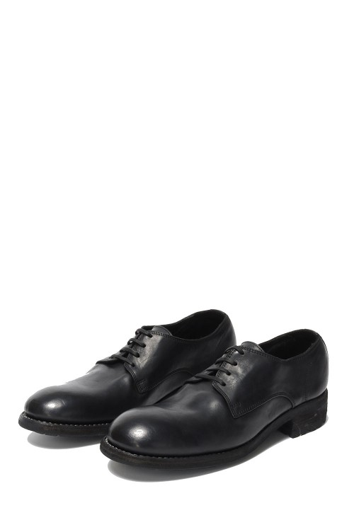 x GUIDI Horse Leather Classic Derby Shoes (UC1D4F02)-BLACK ...