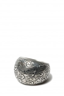 Engraved Corleone Ring -SILVER(RX-722-1)