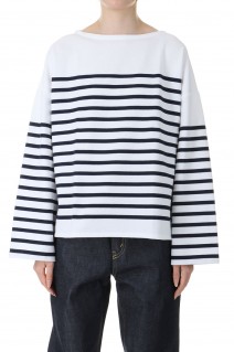 WIDE BODY BOAT NECK P.O.-WHITE  / PIRATE(6819)