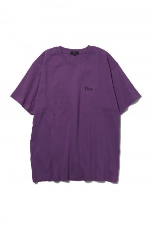 CLASSIC SMALL LOGO T-SHIRT(DIMESP2420VIO)-Violet-