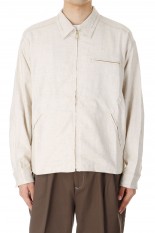 HRMS NATURAL ZIP JACKET / Natural(24SS-MS3-020)