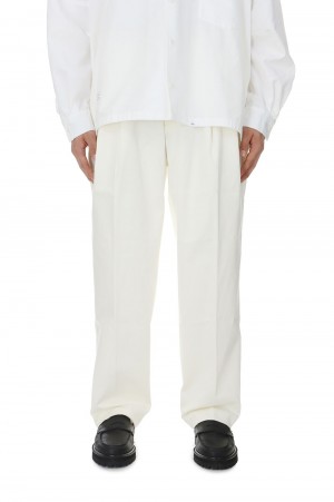 BLINDer IIKANJI CHINO / White(24SS-MS3-024)