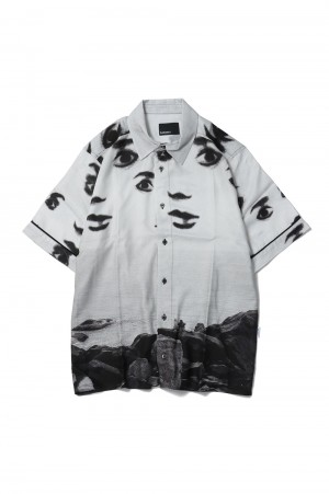 MEN D.A.D SHORT SLEEVES SHIRT WOVEN / PRINT(PACC14B001)