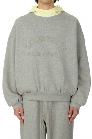 Nylon Fleece Hoodie/Dark Heather(202SP244313F)