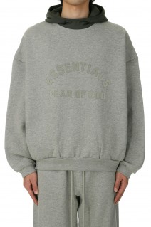 Nylon Fleece Hoodie/Dark Heather(202SP244313F)