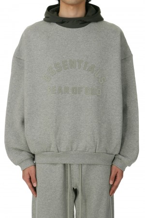 Nylon Fleece Hoodie/Dark Heather(202SP244313F)