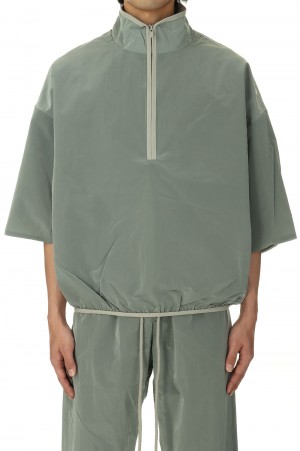Halfzip Mockneck Shirt/Ink(186SP244050F)