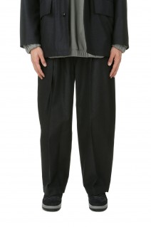 Drill Chambray Belted Trousers(#BHS24S009)