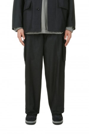 Drill Chambray French Combat Trousers(#BHS24S021Dc)