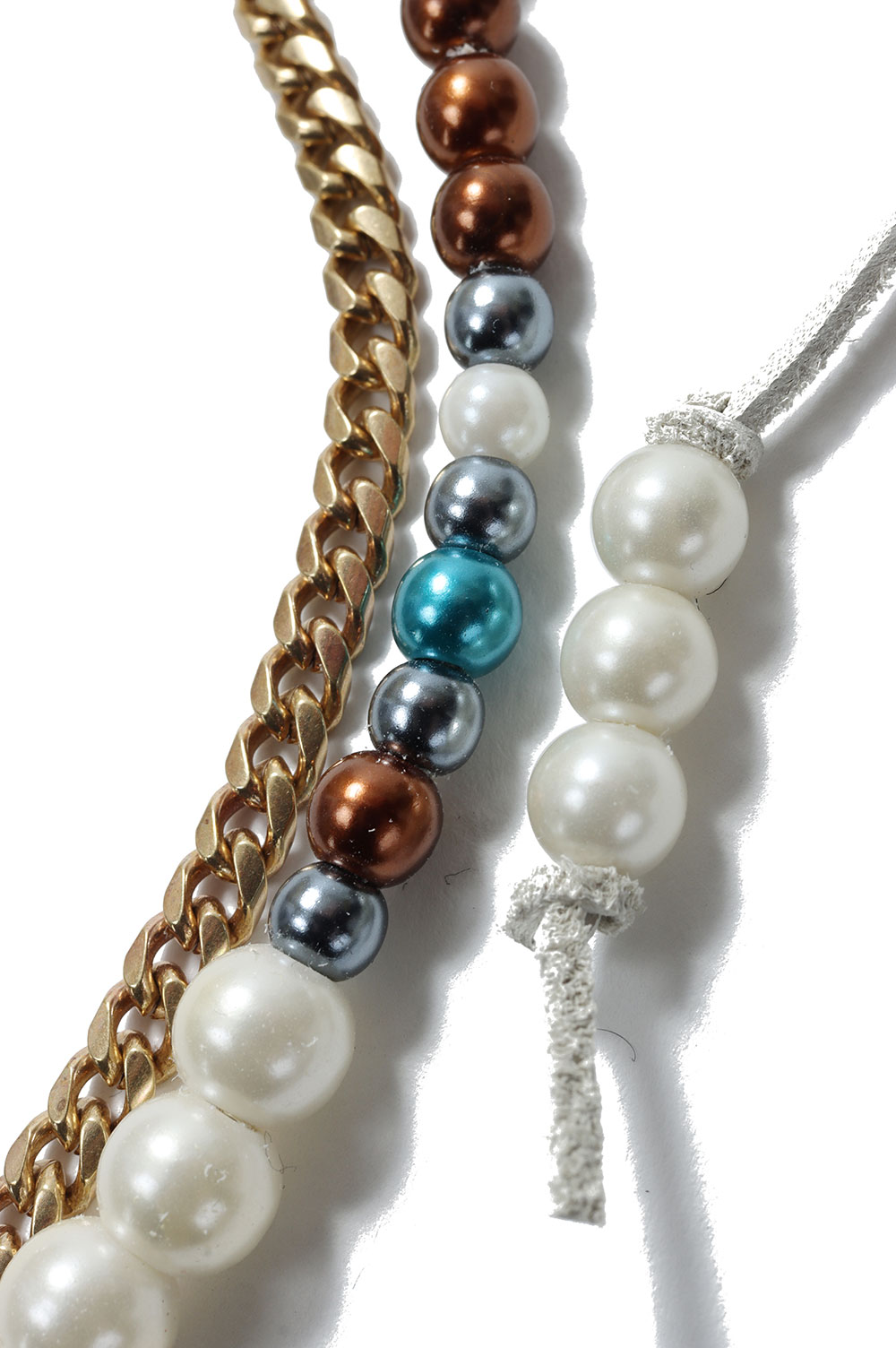 Color Pearl Chain Necklace (24-0717S) | セレクトショップ 
