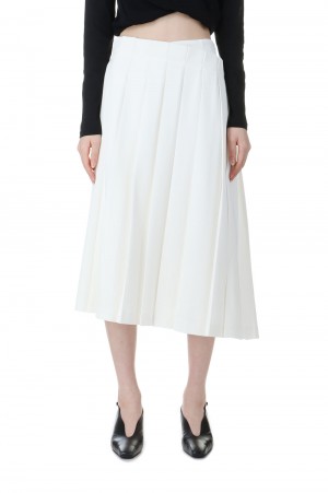 Pleats Skirt -White (025-024-WS14)