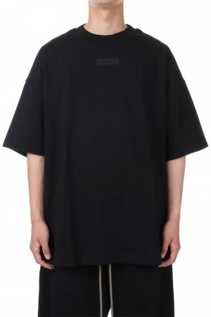 ESSENTIALS S/S TEE / BLACK(125SU244190F)
