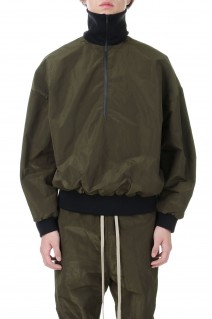 Half Zip High Neck Track Jacket / Mocha（#FG830-210WRP）