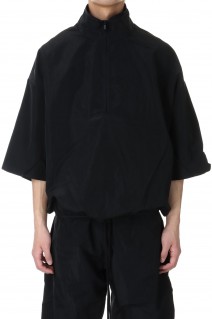 Halfzip Mockneck Shirt/Jet Black(186SP244054F)