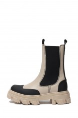 Cleated Mid Chelsea Boot-TAOS TAUPE(S2372)