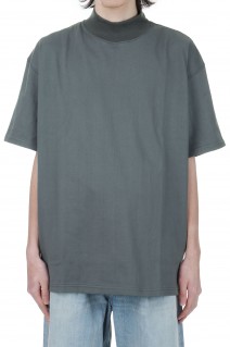 S/S Mock Neck Tee - GRAY (GU241-70108B)