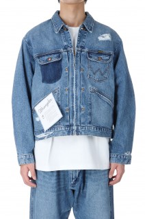 WRANGLER REBUILDING DENIM JACKET - INDIGO (FSP08241U0001 )