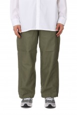 Cotton Linen Back Sateen Military Trousers - KHAKI (TP241-40017)