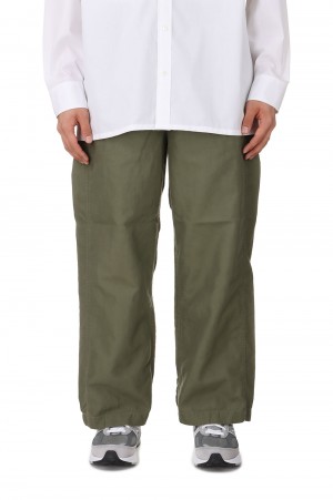 Cotton Linen Back Sateen Military Trousers - KHAKI (TP241-40017)