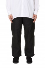 Cotton Linen Back Sateen Military Trousers - BLACK (TP241-40017)