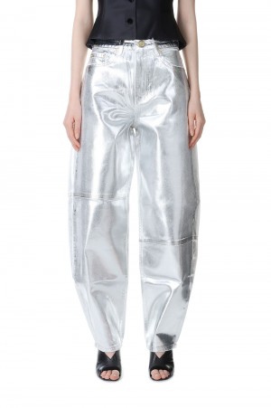 Foil Denim Stary-BRIGHT WHITE(J1411)