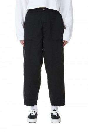 Ripstop Wide Cropped Field Pants -BLACK(NT5355N)