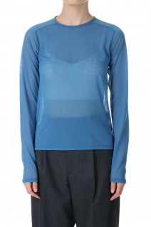 SHEER BACK OPEN PULLOVER / BLUE(24SCT-#326L)
