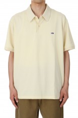 Moss Stitch Field Short Sleeve Polo - CREAM (NT3408N)