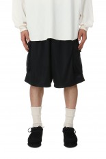 Mesh Cargo Pocket Field Shorts - BLACK (NT4403N)