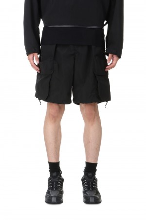 POCKET SHORTS(24-NS005039)-001 BLACK-