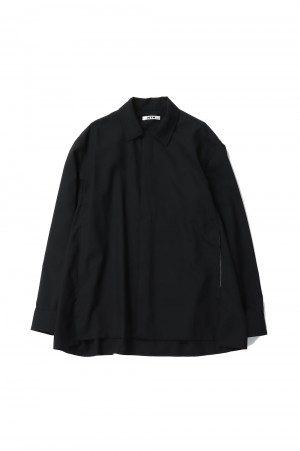 ASCENT FLY FRONT SHIRT(24-NS001041)-001 BLACK-