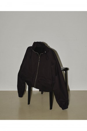 TOMO【新品未使用】todayful◇Wool Zip Blouson - ジャンパー/ブルゾン