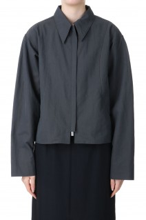Washer Zip Blouson -CHARCOAL GRAY(12310201)
