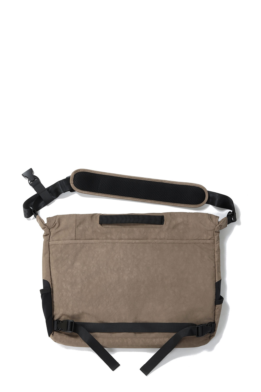 Overdyed Nylon Messenger Bag - WASHED KHAKI (SD24S-BG01 