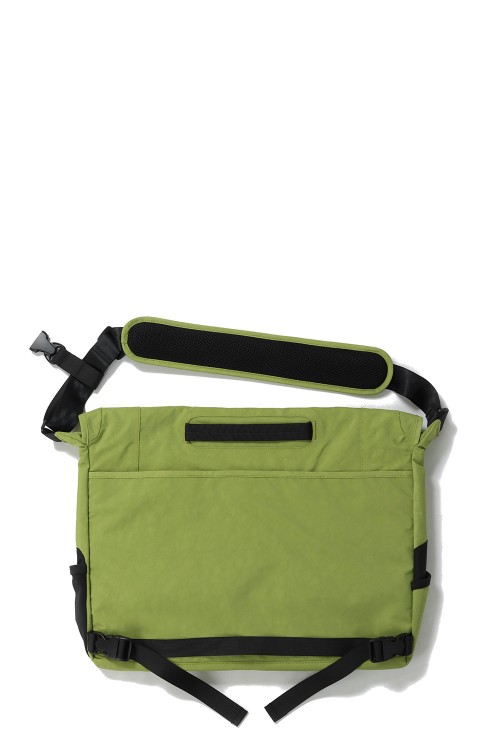 Overdyed Nylon Messenger Bag - VINTAGE LIME (SD24S-BG01 