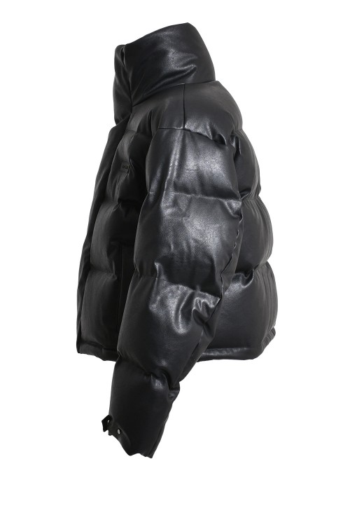 FAUX LEATHER SHORT DOWN JACKET / Black（BR23AW-O0003） | セレクト ...