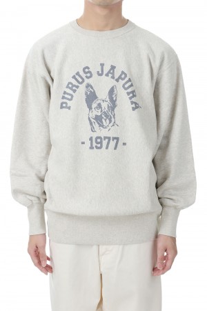 Suvin Cotton 30/10 Crew Neck Sweat Shirts - TOP GRAY (CSLM-123)