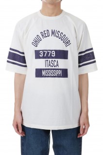 Suvin Cotton Foot Ball Tee - OFF (CSLM-126)