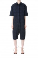 Jacquard Half Shorts All in one -Navy (AO0101-SS24)