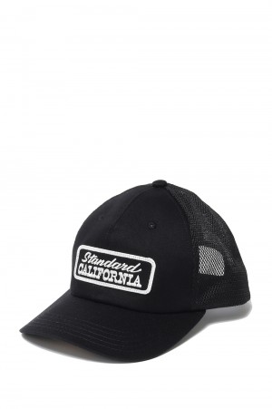 SD Logo Patch Mesh Cap - BLACK | セレクトショップ｜DeepInsideinc