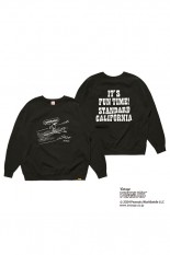 SNOOPY / SD COWABUNGA! Crew Sweat - BLUE | セレクトショップ ...