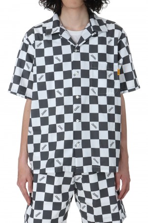 SD Checker Shirt - CHARCOAL