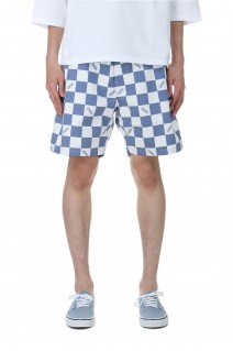 SD Checker Surf Shorts - BLUE