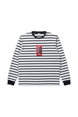 HWC LABEL STRIPED L/S TEE / BORDER(BEPSS24TE04) | セレクトショップ