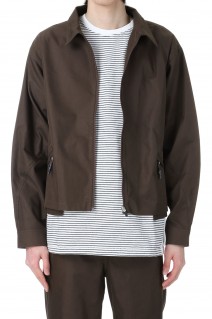 RESEARCHED WORK BLOUSON / T/C TWILL - BROWN (SW-J0203)