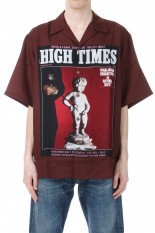 HIGHTIMES / S/S HAWAIIAN SHIRT ( TYPE-3 ) / BROWN(HIGHTIMES-WM-HI07)