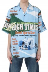 HIGHTIMES / S/S HAWAIIAN SHIRT ( TYPE-4 ) / BLUE(HIGHTIMES-WM-HI08)