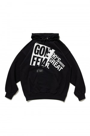 【SNEAK COLLECTION】 PASTHG / HOODY / COTTON / BLACK (232ATDT-HPM03S)