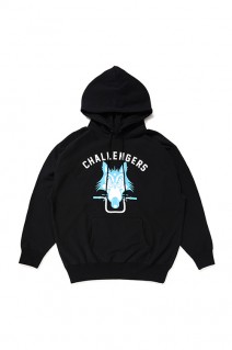 WOLF MC HOODIE / BLACK (CLG-SW 024-003)