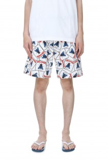 FLY COTTON TWILL SHORTS / WHITE (CLG-PT 024-009)